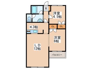 ラスタ宮の森の物件間取画像